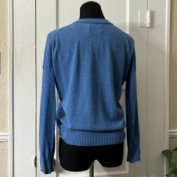 Zadig & Voltaire Brumy CP Cashmere Perforated Logo Sweater - Picture 3 of 13